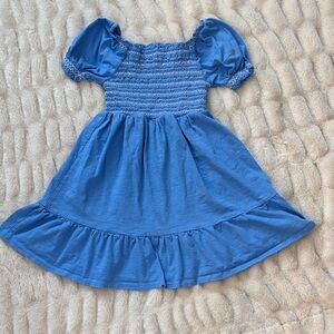 Mini Boden Sky Blue Smocked Dress